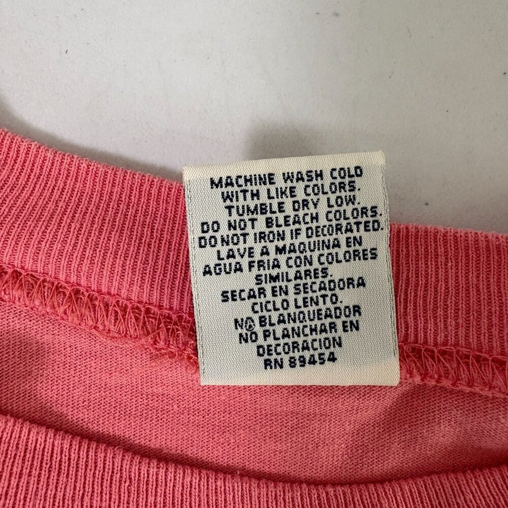 TSC West Heavy Weight T Shirt San Francisco Cable Car Size XL Pink Cotton - Picture 7 of 11